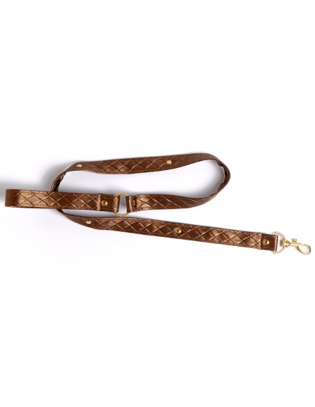 Collier et laisse Darling Pet Bronze 1m Collier et laisse Darling Pet Bronze 1m