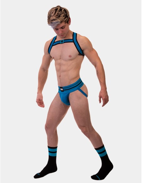 Chaussettes Gym Socks Noir-Bleu fluo Chaussettes Gym Socks Noir-Bleu fluo
