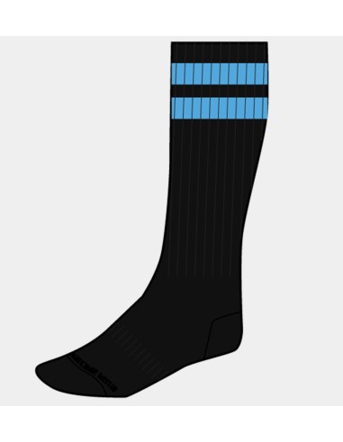Chaussettes Gym Socks Noir-Bleu fluo