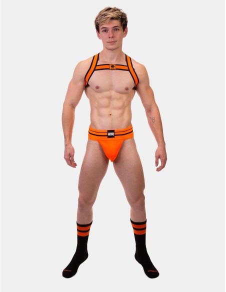 Chaussettes Gym Socks Noir-Orange fluo Chaussettes Gym Socks Noir-Orange fluo