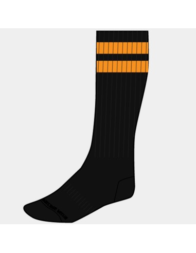 Chaussettes Gym Socks Noir-Orange fluo