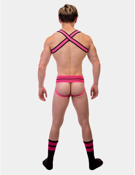 Chaussettes Gym Socks Noir-Rose fluo Chaussettes Gym Socks Noir-Rose fluo