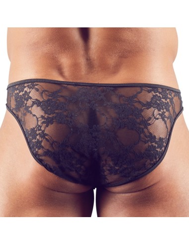 Slip sexy dentelle FlowThin Noir