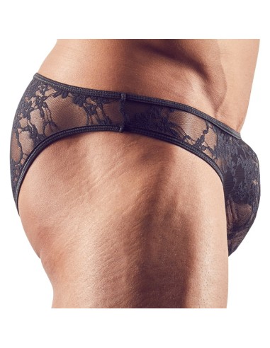 Slip sexy dentelle FlowThin Noir