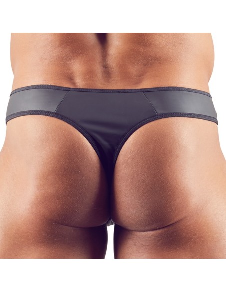 String Zip Fetish Noir