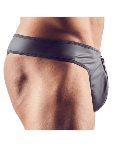 String Zip Fetish Noir
