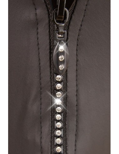 String Zip Fetish Noir