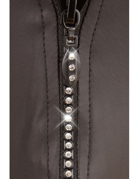 String Zip Fetish Noir