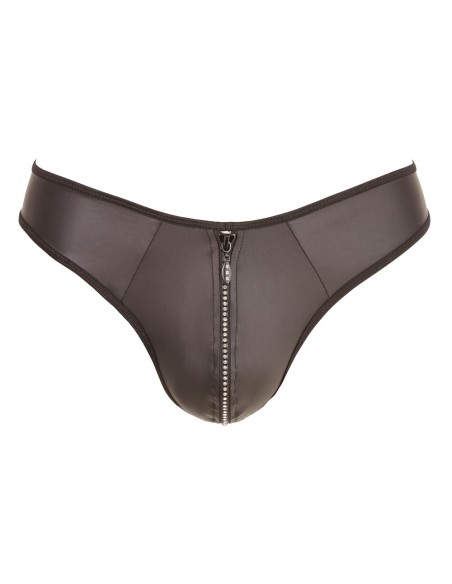 String Zip Fetish Noir