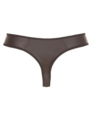 String Zip Fetish Noir