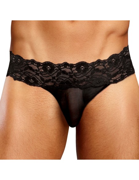 Micro thong Scandal Lace Noir