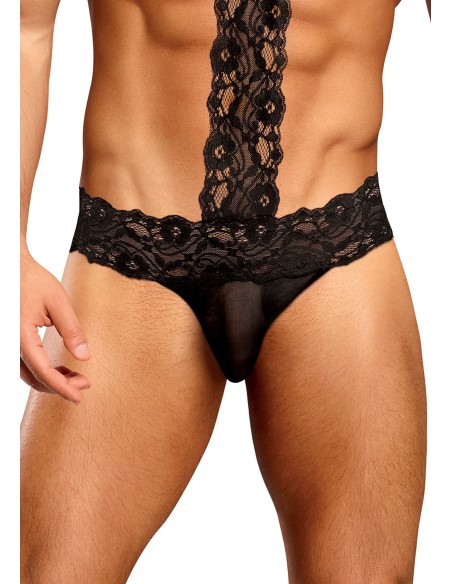 Choker Thong Scandal Lace Noir Choker Thong Scandal Lace Noir