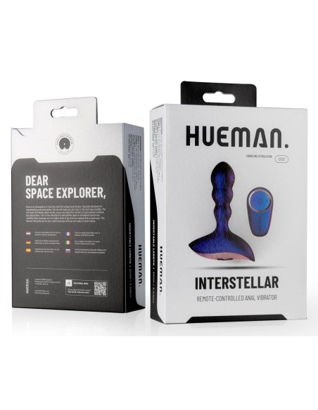 Stimulateur de prostate vibrant Interstellar Hueman 8.5 x 3cm