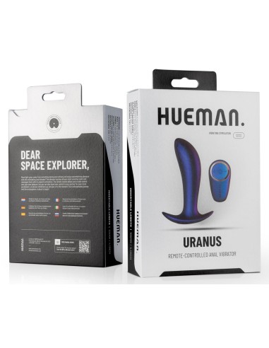 Stimulateur de prostate vibrant Uranus Hueman 10.5 x 3.2cm
