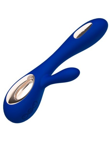 Vibromasseur Soraya Wave 22 x 3.8 cm Bleu nuit