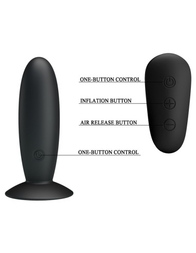 Plug Vibrant avec télécommande VIBES CONTROL Mr Play 10 x 3.3cm