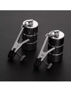 Lot de 2 pinces à tétons avec poids ajustables