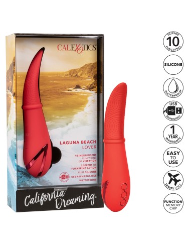 Stimulateur de clitoris Laguna Beach 18cm Rouge