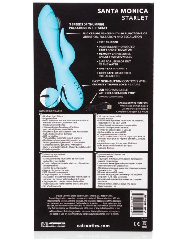 Vibromasseur Rabbit Santa Monica Starlet