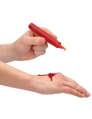 Lot de 4 Mini bougies SM Wax Rouge