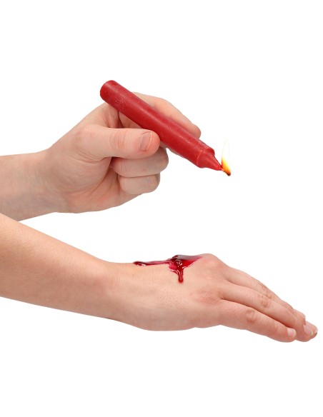 Lot de 4 Mini bougies SM Wax Rouge