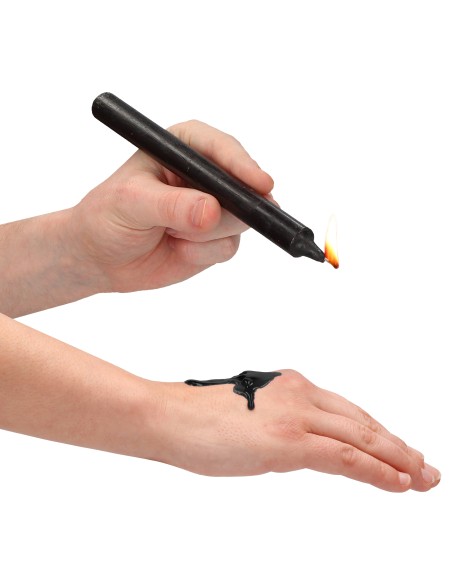 Lot de 4 bougies SM Teasing Wax Noire