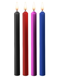Lot de 4 bougies SM Teasing Wax Multicolore