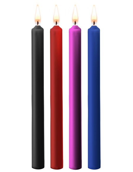 Lot de 4 bougies SM Teasing Wax Multicolore