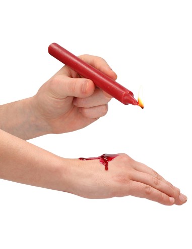 Lot de 4 Bougies Teasing Wax Rouge