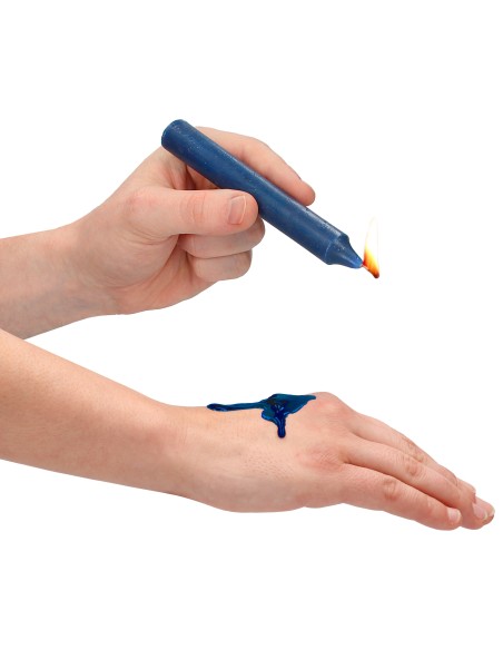 Lot de 4 mini bougies SM Wax Multicolore