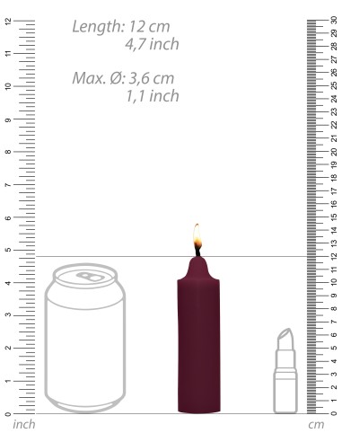 Bougie Sm Wax Parfum Rose