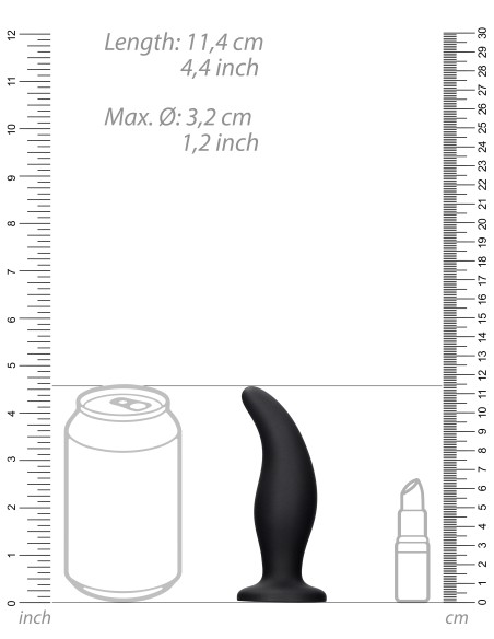 Plug silicone Curve 11 x 3.7cm Plug silicone Curve 11 x 3.7cm