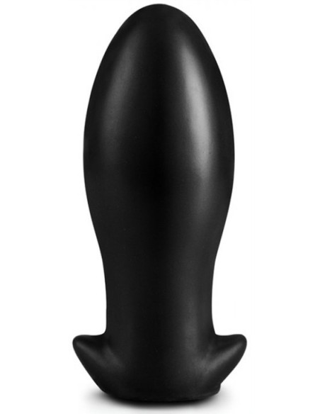Plug Silicone Saurus Egg M 12 x 5.3cm Noir