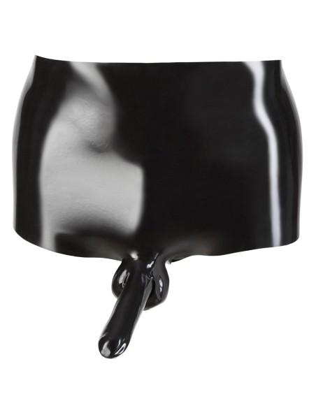 Short en latex avec Gaine de pénis Short en latex avec Gaine de pénis