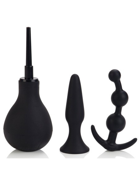 Kit Explorer Plairi Anal - Poire de lavement + plugs Kit Explorer Plairi Anal - Poire de lavement + plugs