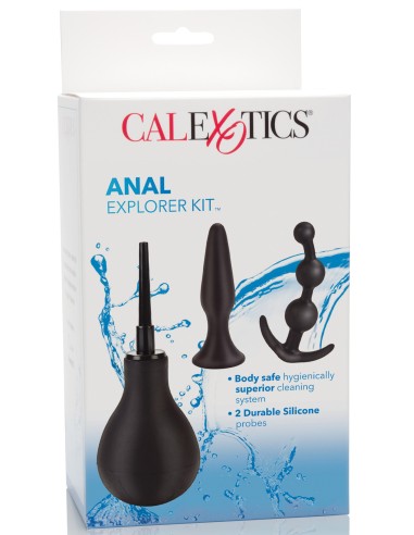 Kit Explorer Plairi Anal - Poire de lavement + plugs