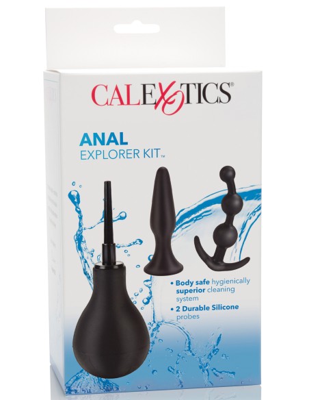Kit Explorer Plairi Anal - Poire de lavement + plugs Kit Explorer Plairi Anal - Poire de lavement + plugs