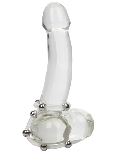 Lot de 2 Cockrings Transparents avec Billes