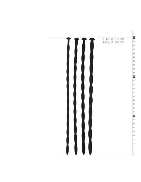 Lot de 4 Tiges pour Urètre en silicone Lot de 4 Tiges pour Urètre en silicone
