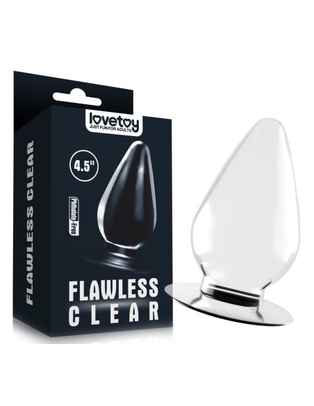Plug transparent Flawless 10 x 5.5 cm Plug transparent Flawless 10 x 5.5 cm
