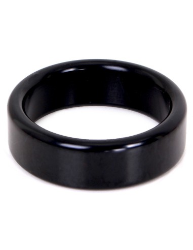Cockring en aluminium Circle 15mm Noir