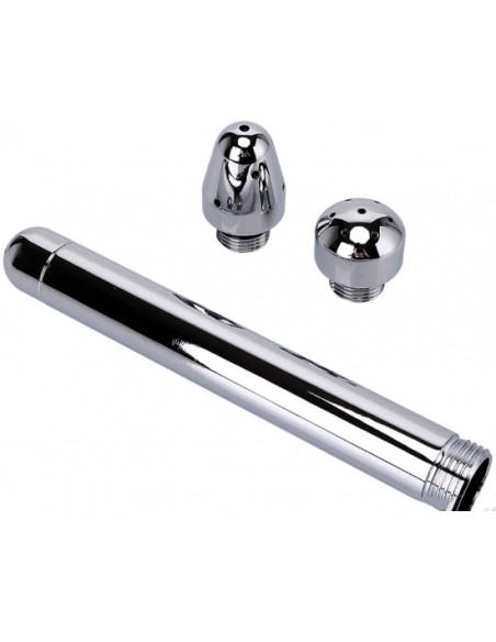 Embout de douche Alu avec 3 pommes - Insertion 15 x 2.7cm