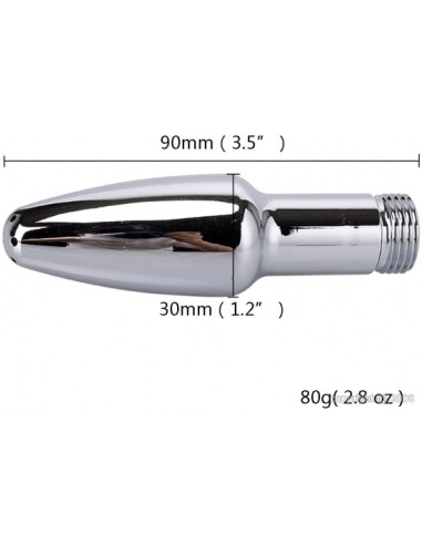 Embout de Douche Enema Alu 9 x 3cm