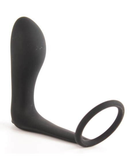 Cockring + Plug Vibrant Ansel 9 x 3 cm - Anneau 36mm