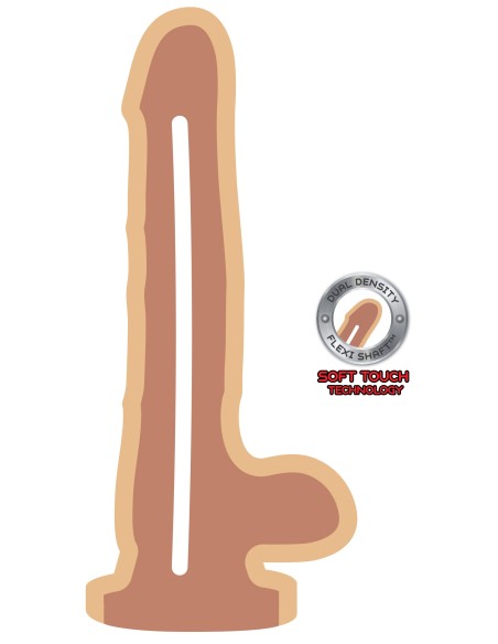 Gode réaliste Get Real Dual Density 16 x 4.5 cm