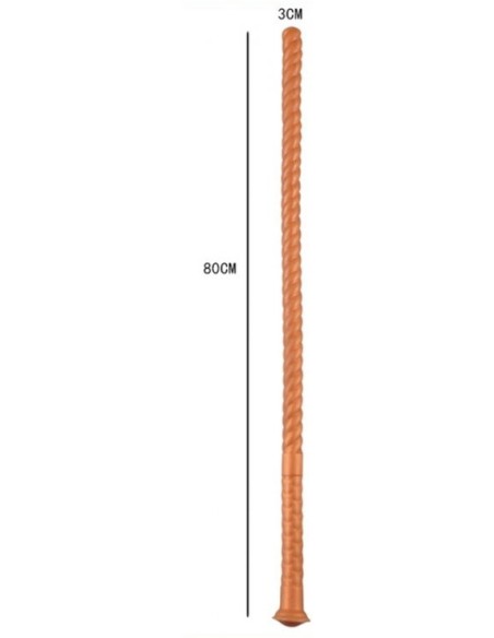 Gode Long Twist 80 x 2.5 cm - GODE EN SILICONE - 6
