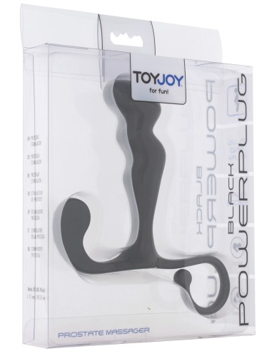 Stimulateur de prostate Power Plug 10 x 3 cm Noir