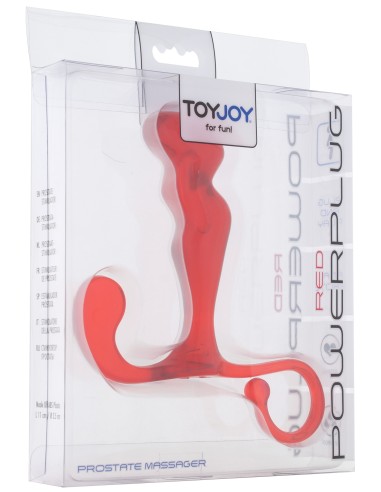 Stimulateur de prostate Power Plug 10 x 3 cm Rouge
