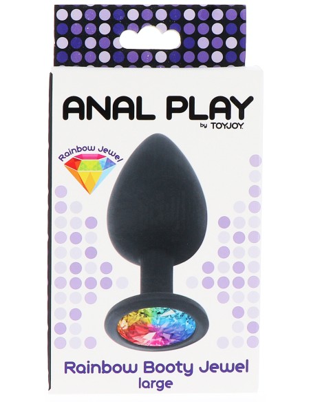 Plug bijou Rainbow L 9 x 4 cm Plug bijou Rainbow L 9 x 4 cm