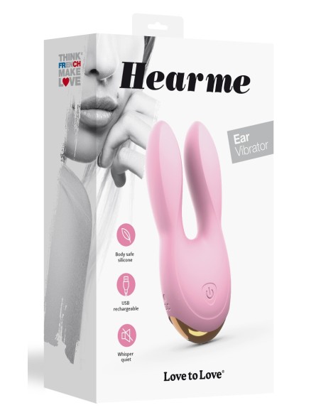 Stimulateur de clitoris Hear Me 11.5 x 5cm Rose Stimulateur de clitoris Hear Me 11.5 x 5cm Rose